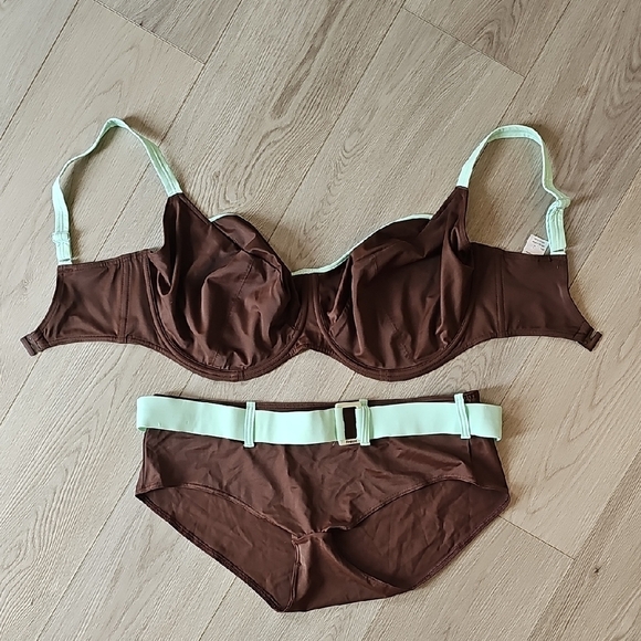 Freya Bikini Swimsuit Set, 38HH & XL - Picture 1 of 12